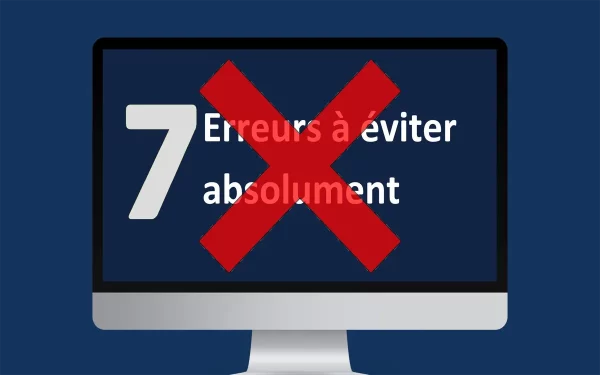Les 7 erreurs courantes à éviter pour booster votre référencement !