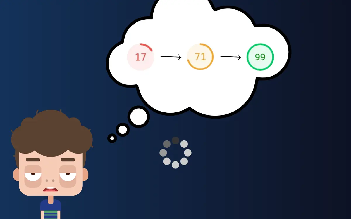 Visuel vitesse de chargement Visuel vitesse de chargement